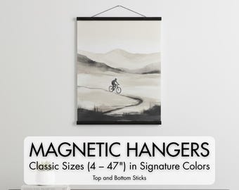 Holz Magnetleiste für Posterleiste: Erle Hartholz, Kunstdruck Display