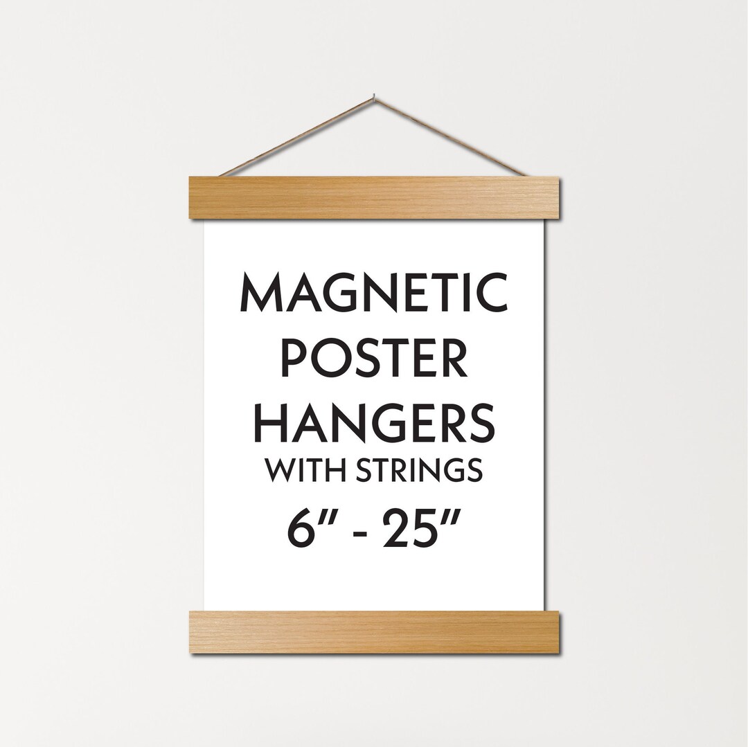 Frame Wood Poster Hanger Frames and Parsley Water Color Canvas