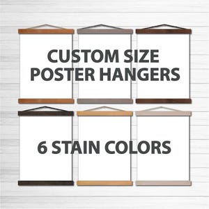 Magnetic poster hanger frame - poster frame for canvas wall art