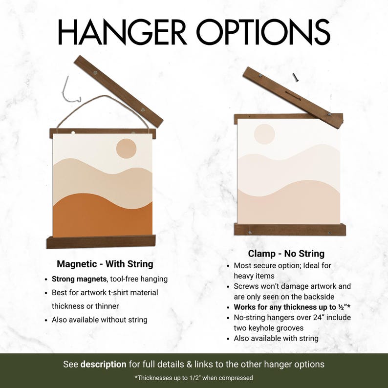 HANGER OPTIONS
