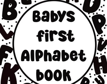 ABC Baby Shower Activity Book