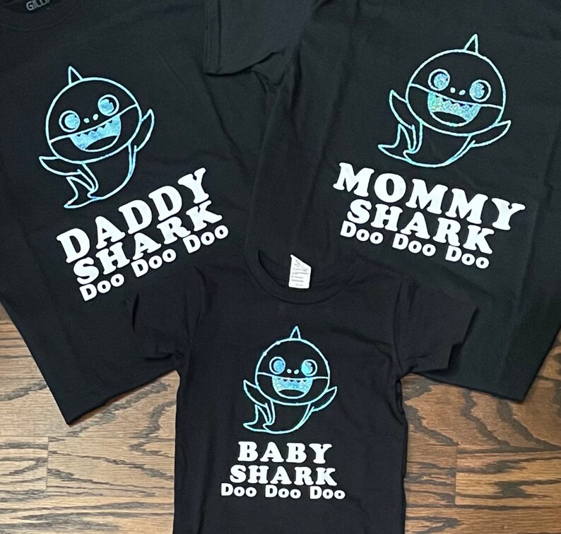 baby shark family shirts daddy and me shirt family matching shirt Baby Shark Matching family t-shirt fashion t-shirt mommy and me shirt