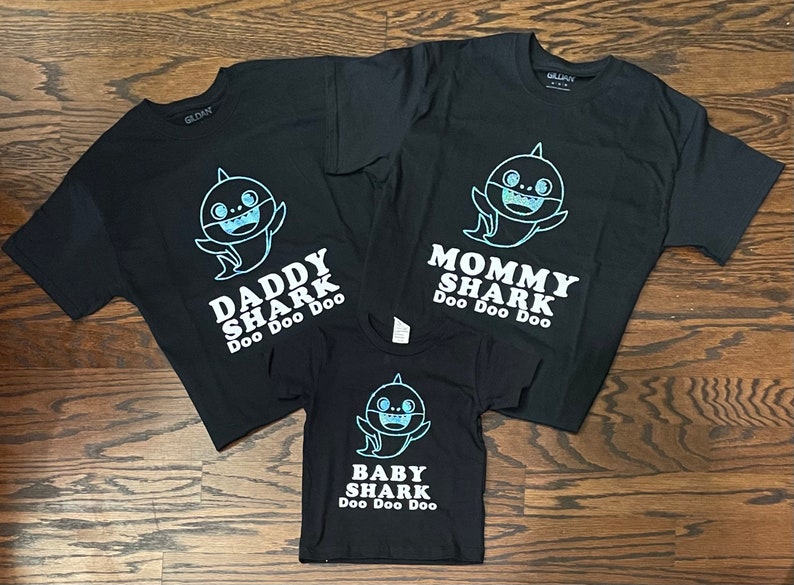 baby shark family shirts daddy and me shirt family matching shirt Baby Shark Matching family t-shirt fashion t-shirt mommy and me shirt