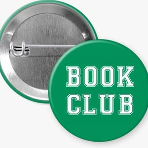 Book Club Gift for Book Club Button, Small Gift, Reading Button Nerd, Reading Club