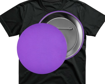 DIY Your Own Button, Any Color, Draw your own design, Sharpies or Expo Markers, Choose your Size