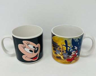 Mickey Mouse Mug - YOU PICK - Minnie Mouse Mug, Mickey Mouse Mug - Disney Store Mugs - Collectible Disney - Sorcerer Mug, Fantasia, Disney