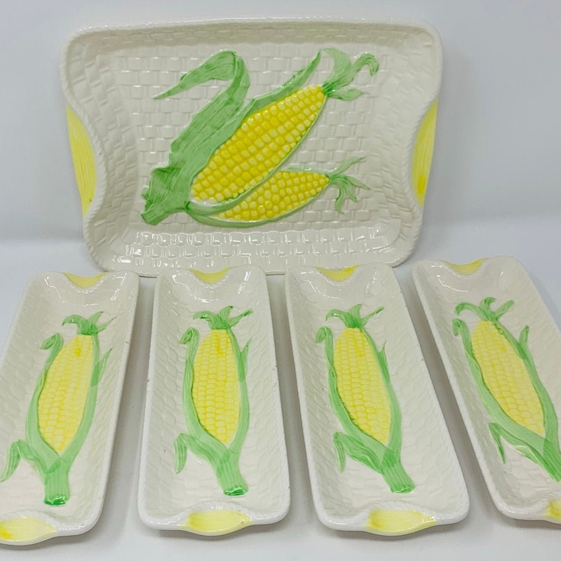 CERAMIC CORN PLATTER SET main image 0