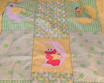 cookie monster crib bedding set