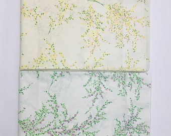 Cannon Royal Family Floral Standard Pillowcase Pair! Adorable Wildflowers! Crisp and Clean! Shabby Chic Pillowcases