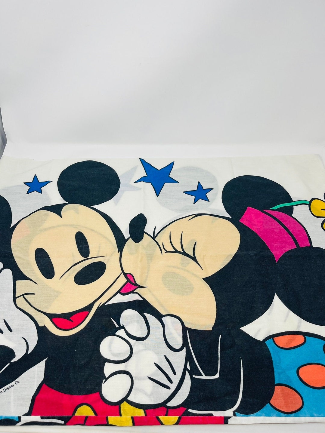 Mickey Minnie Pillowcase Vintage Mickey Mouse Pillowcase Vintage