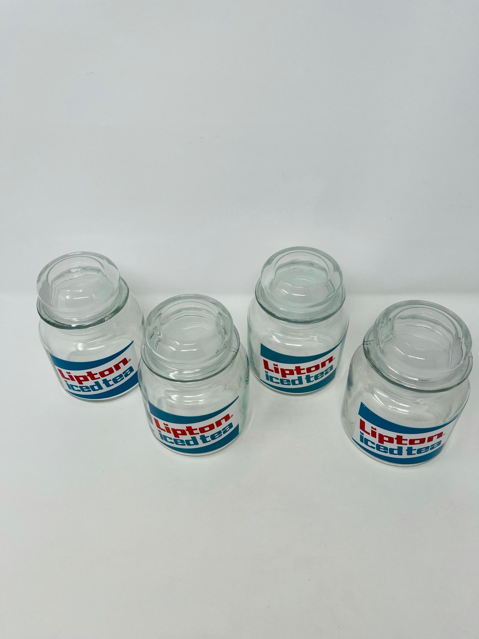 Lipton Iced Tea Jar YOU PICK Lipton Tea Tin Glass Lipton Etsy