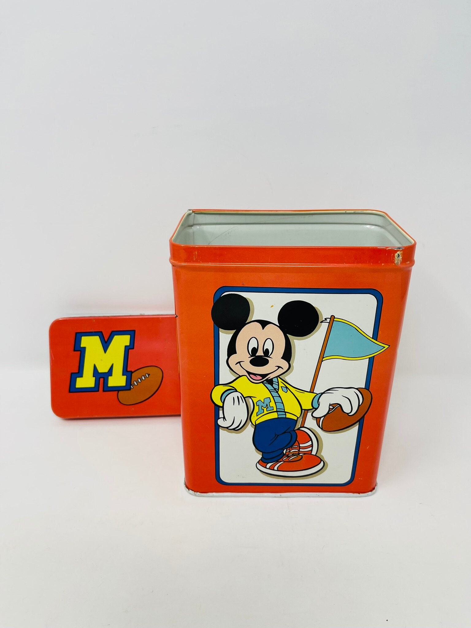 Disney Mickey Mouse Rectangular Lucite Key Ring