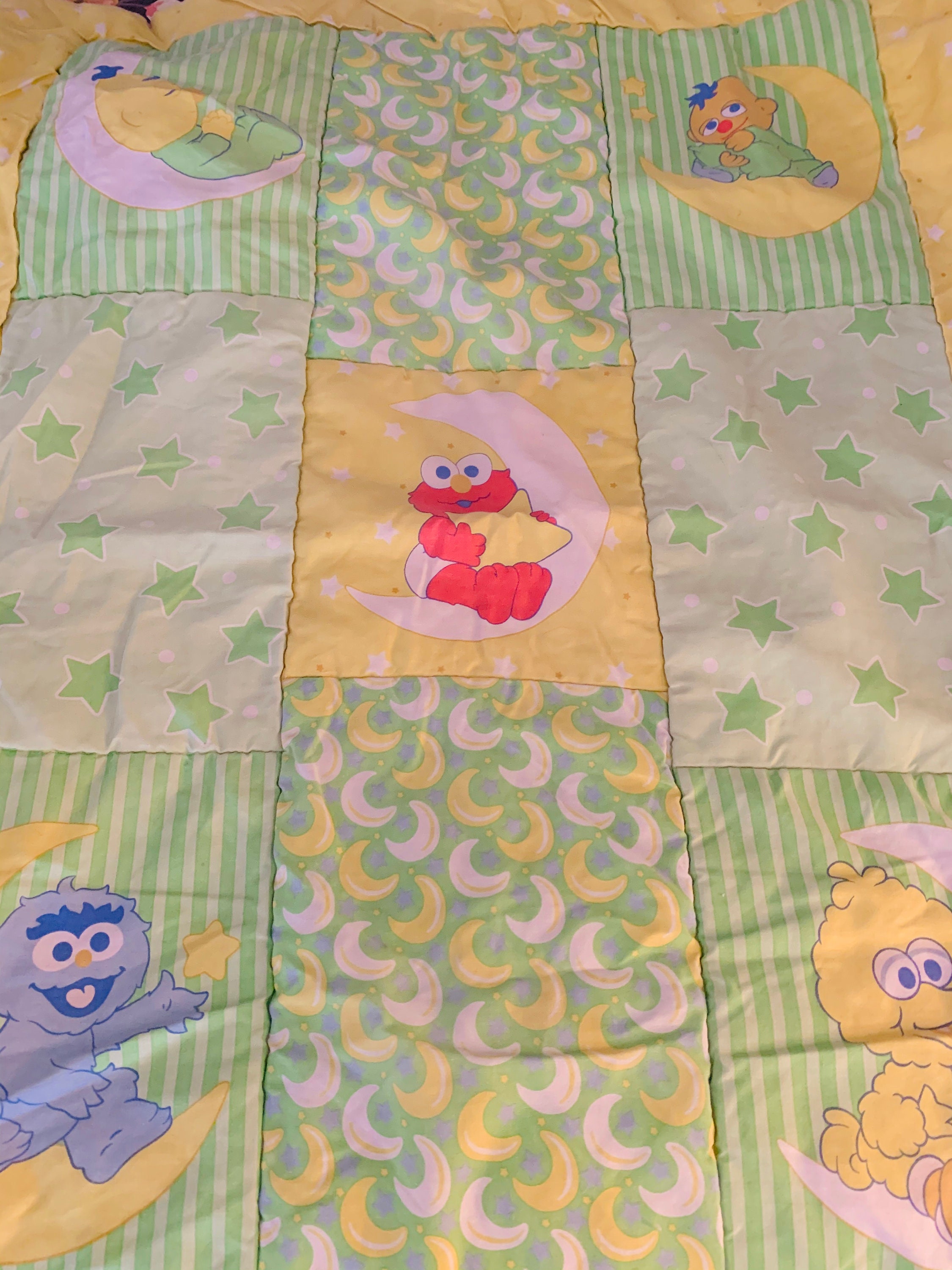 cookie monster crib bedding
