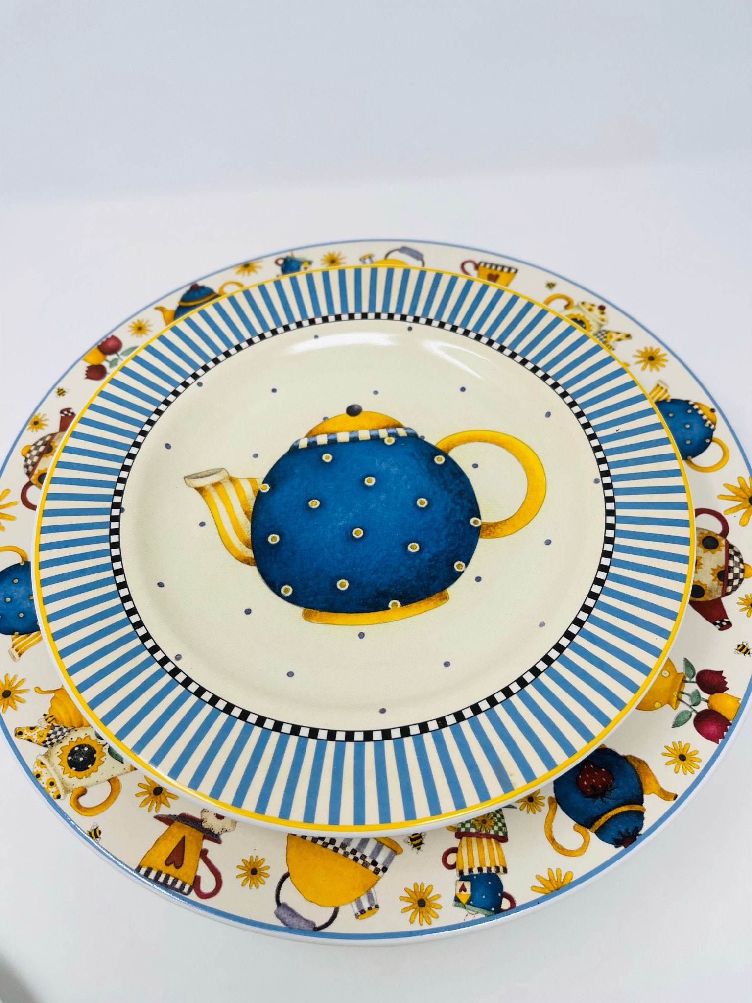Debbie Mumm Teapot Dishes - Teapot Mugs - Teapot Dinner