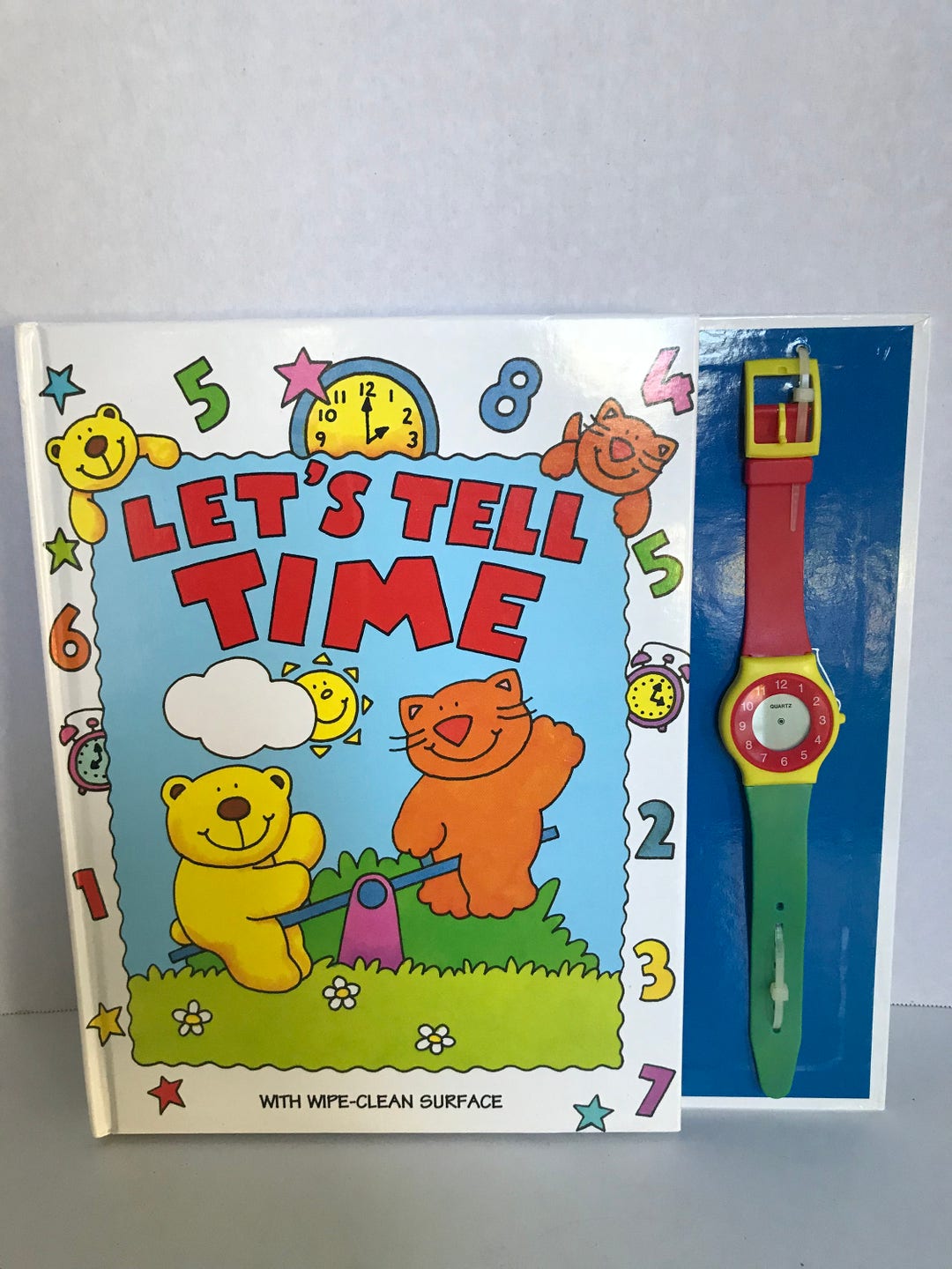 Telling Time Book Vintage Children's Book Educational Children's Book