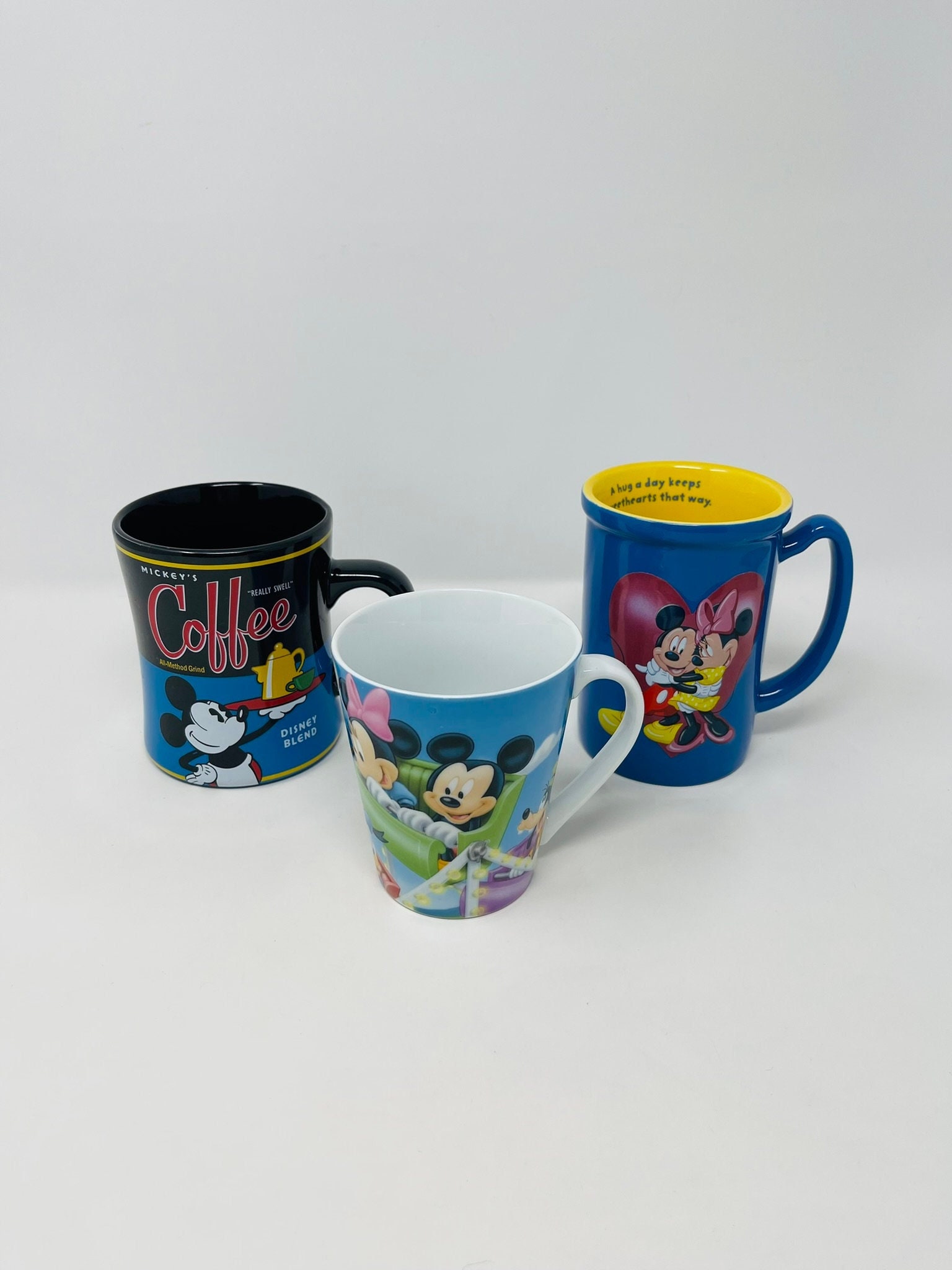 Mickey and Minnie Mouse Perfect Match Ceramic Coffee Mug Holds 20 Ounces