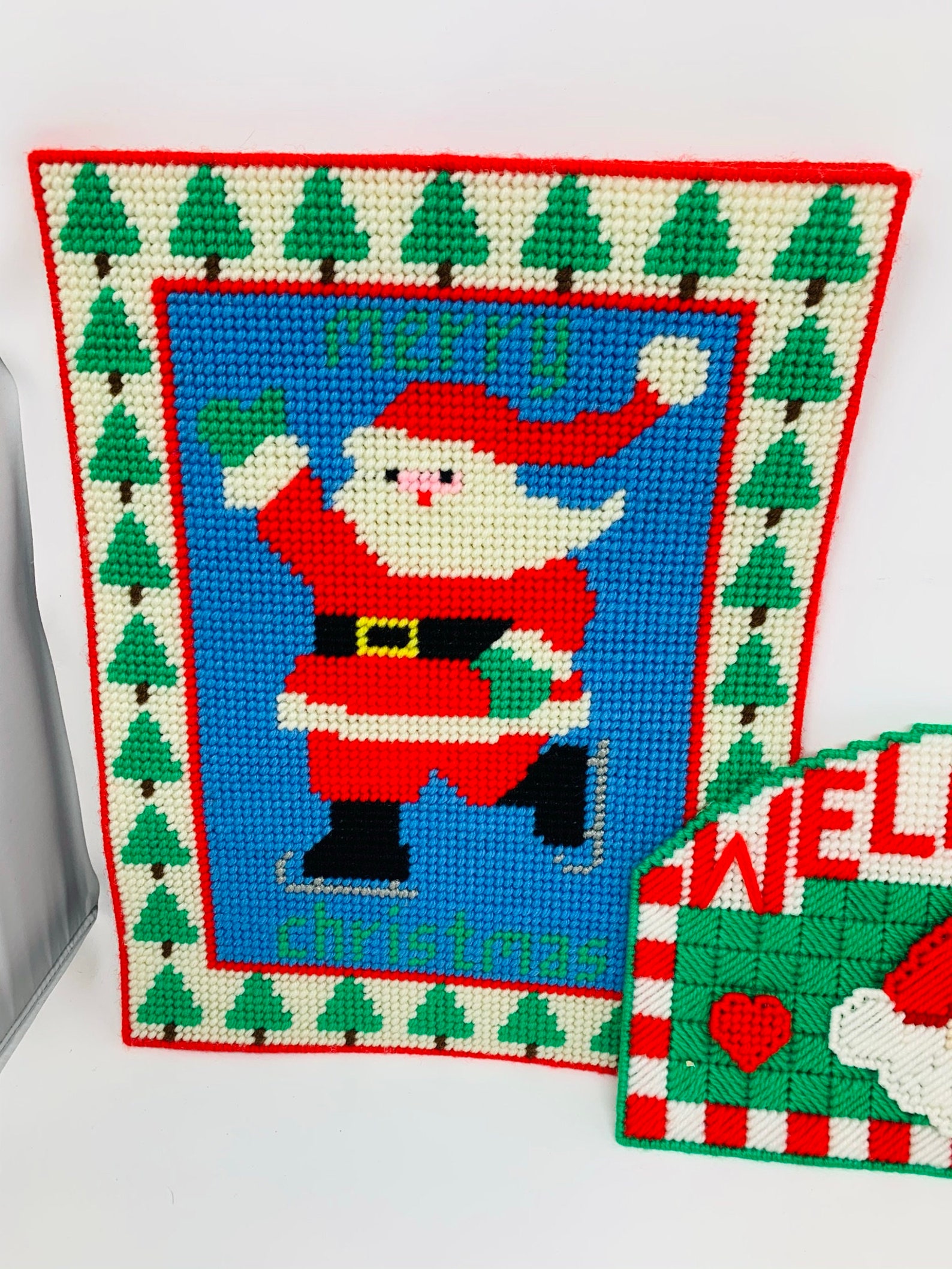Christmas Plastic Canvas Wall Hangings Variety YOU PICK Etsy