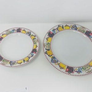Mary Engelbreit Plates, Salad Plate, Dinner Plate, &quot;Afternoon Tea&quot; Plate, At Home Mary Engelbreit, Teacup Plate, Cherries, You Pick, Sakura