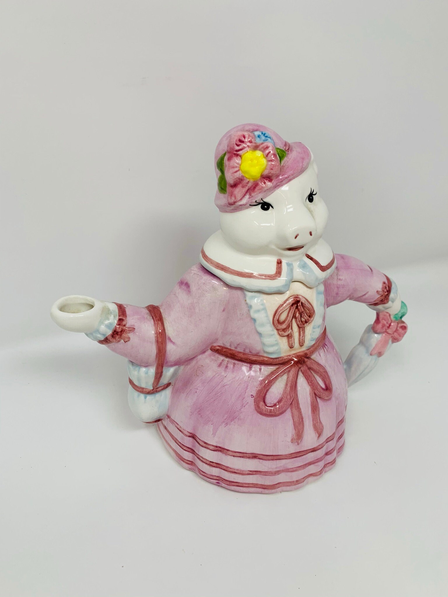 Vintage Pig Teapot Seymour Mann Teapot Tea Time Ceramic Etsy