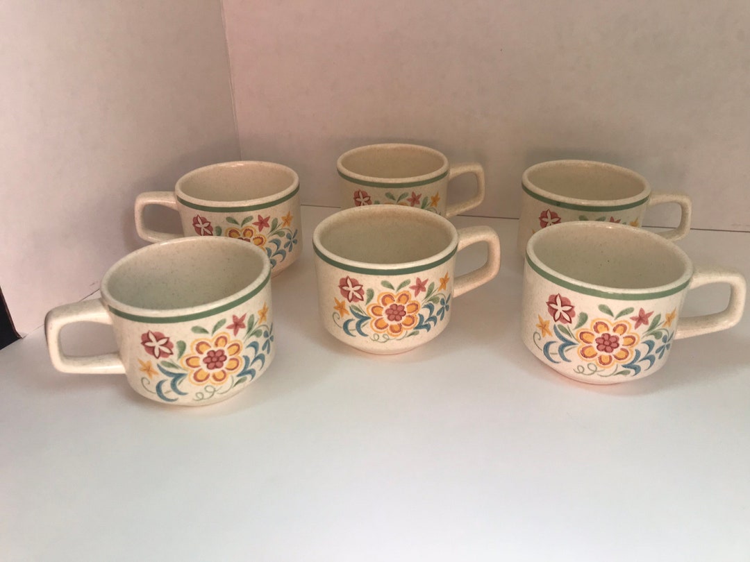 Temperware Quakertown Mugs YOU PICK Mugs Replacement Mugs Floral Coffee