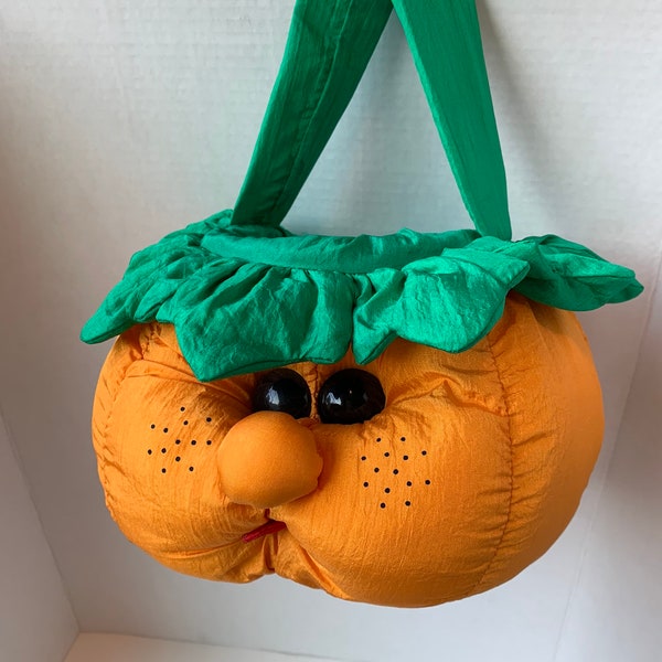 Halloween Pumpkin Treat Bag - Halloween Jack-O-Lantern Treat Bag - Trick or Treat Bag - Parachute Jack-O-Lantern - Parachute Pumpkin