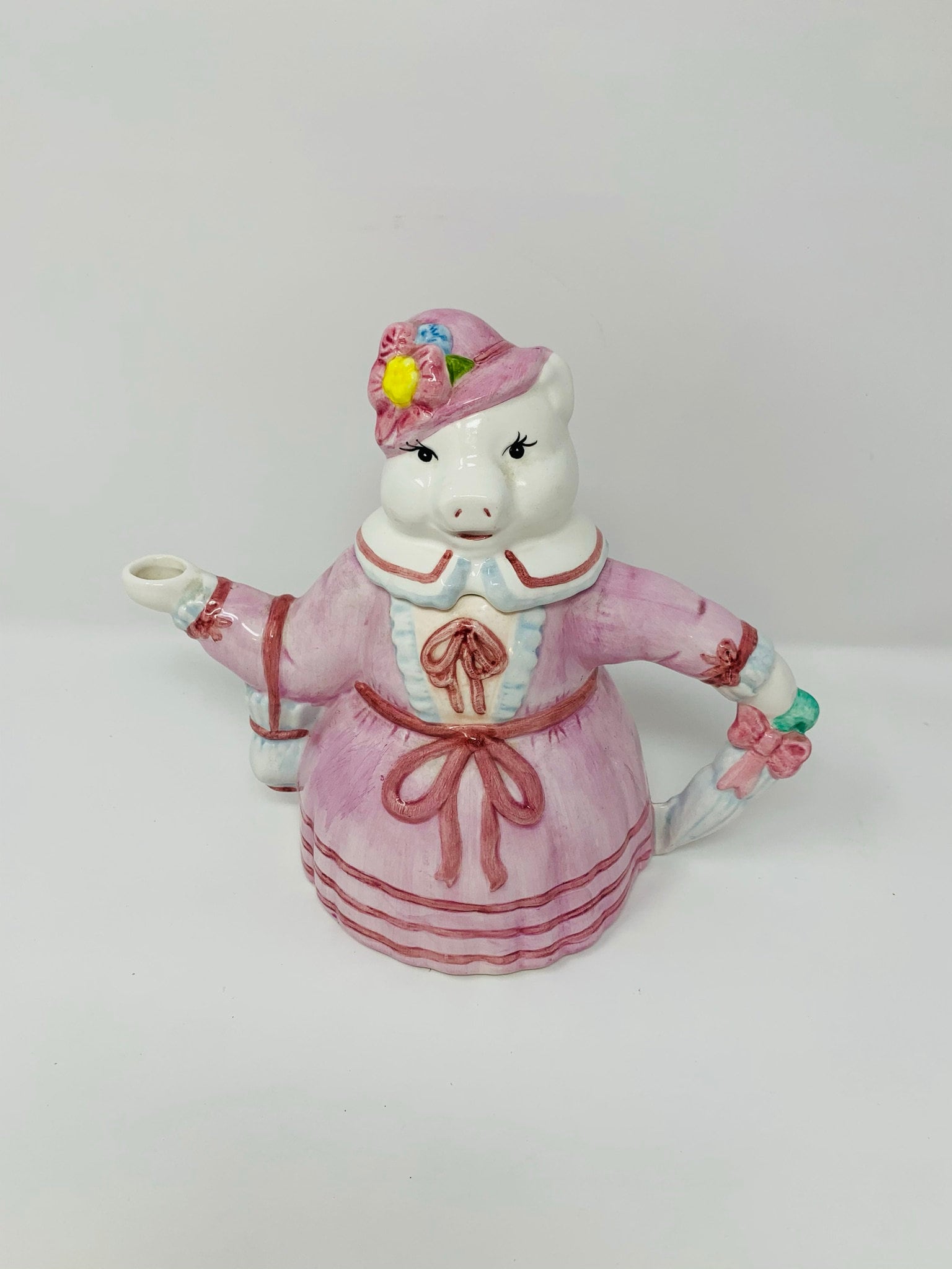 Vintage Pig Teapot Seymour Mann Teapot Tea Time Ceramic Etsy