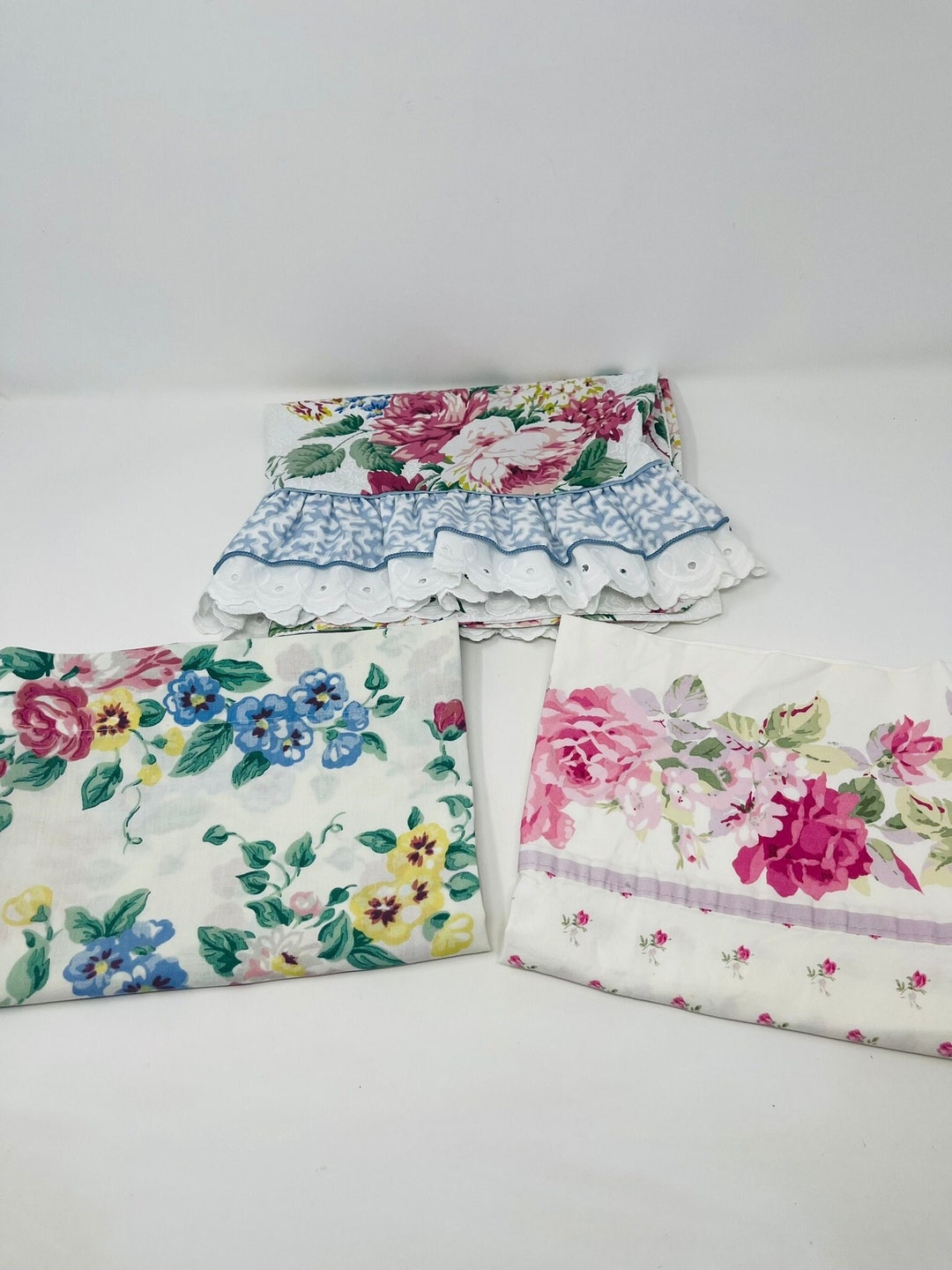 Retro Floral Pillowcases YOU PICK Pillowcase Mix and Match Pillowcases