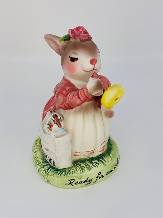 Avon Bunny Precious Moments Collection Avon Figurines Vintage Avon