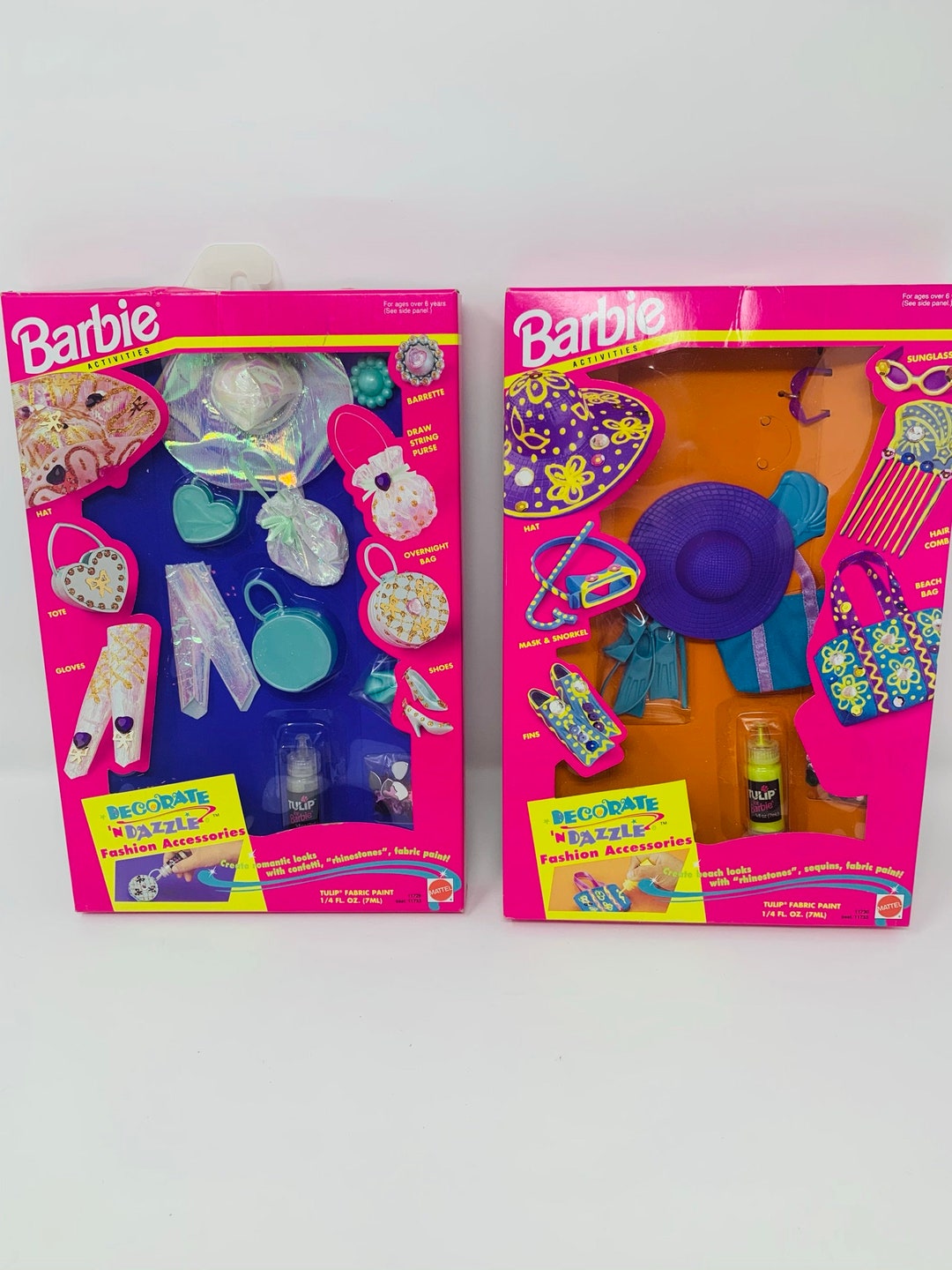 Barbie Fashion Accessories Vintage Outfit ORIGINAL Box NEW Old Stock 1990's Barbie Set Create