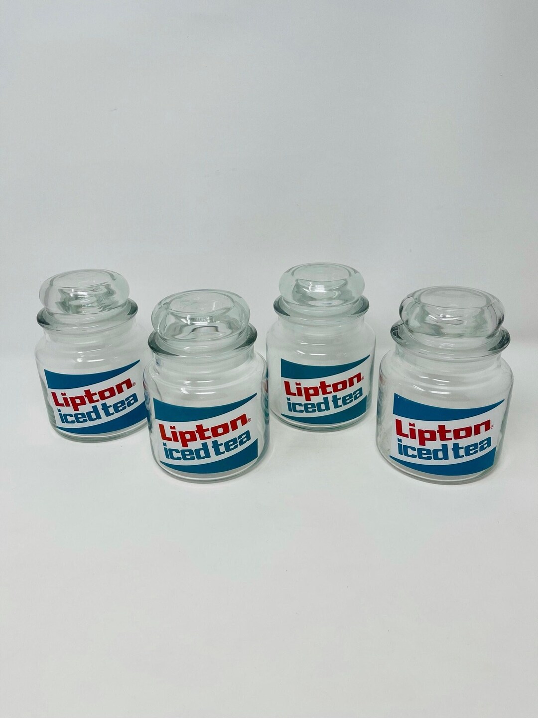 Lipton Iced Tea Jar YOU PICK Lipton Tea Tin Glass Lipton Etsy