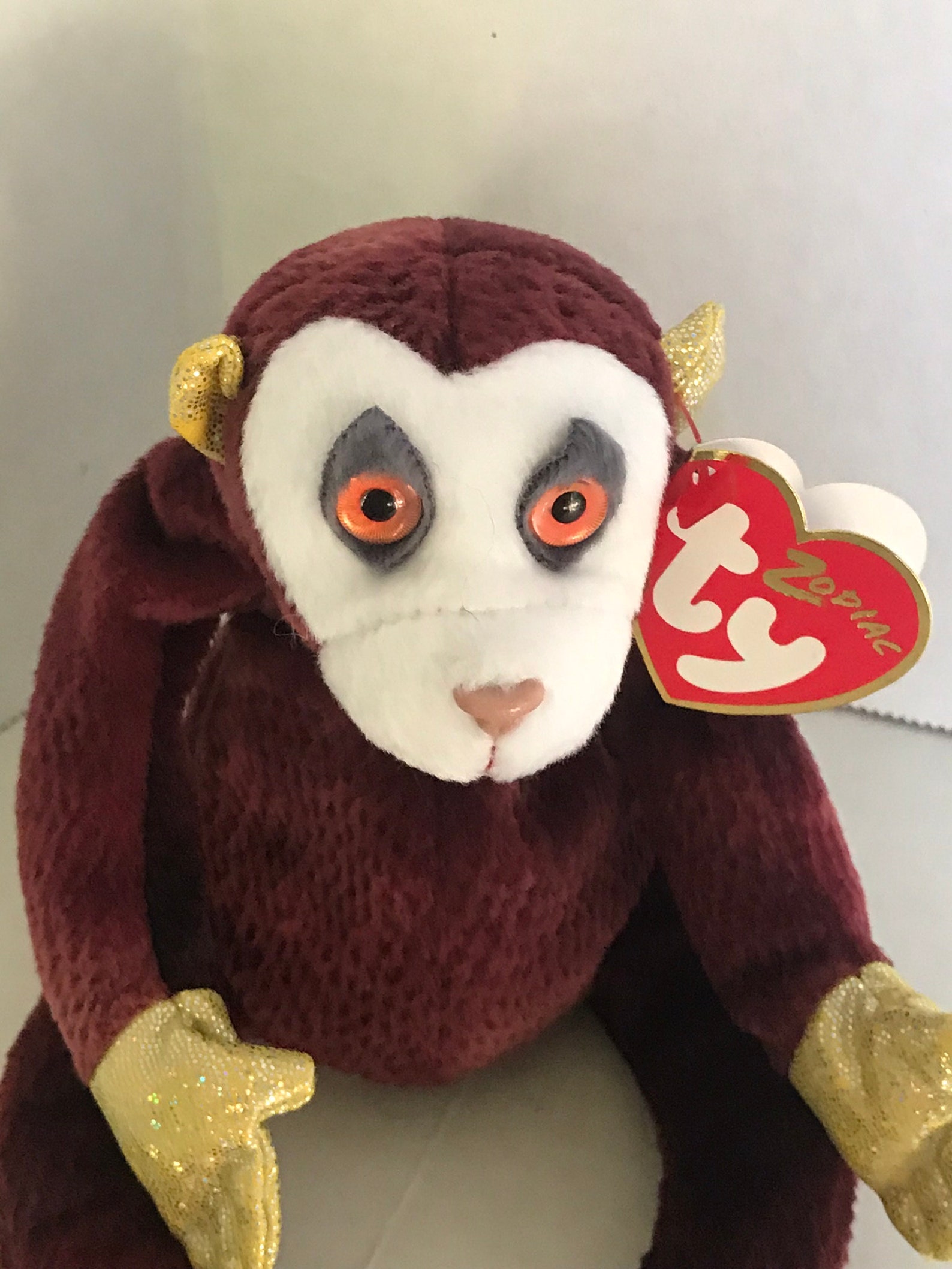 TY Beanie Baby monkey the Monkey... Has Original - Etsy
