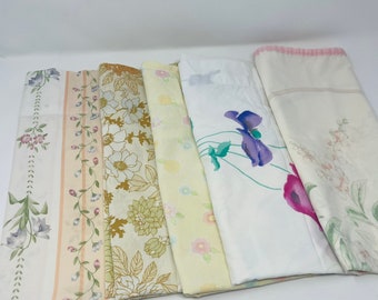 Vintage Floral Pillowcase - YOU PICK Pillowcase - Mix and Match Pillowcases - Shabby Chic Pillowcase - Farmhouse Pillowcase - Floral Bedding