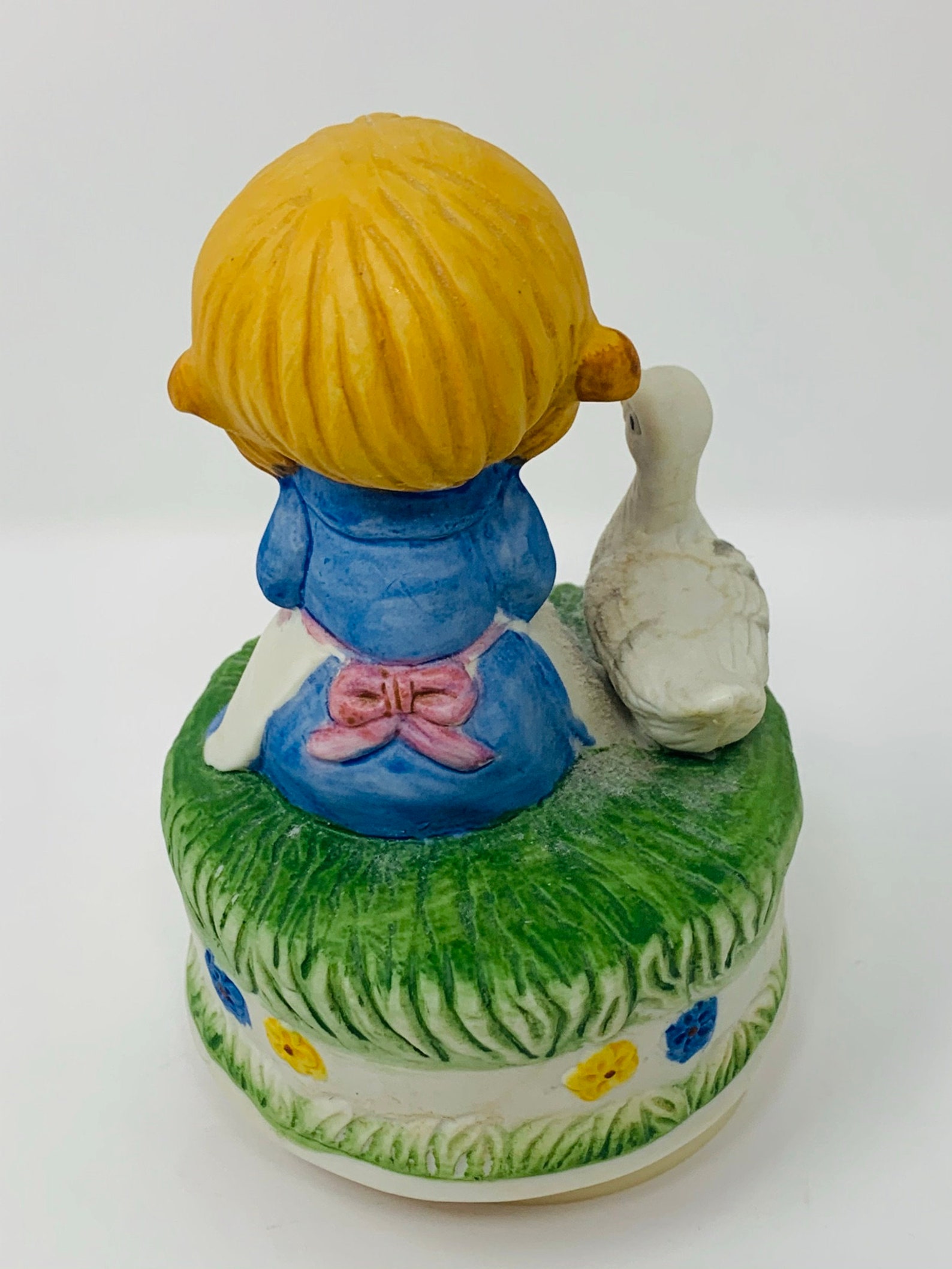 Girl Musical Figurine Windup MUSICAL Girl FIGURINE UCGC Etsy