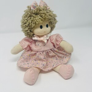 Collectible Berkeley Doll Musical - Plays &quot;Edelweis&quot; - Original Tag - R.O.C. Doll - Taiwan - Pink Outfit - 1980s Musical Doll, Wind Up Doll