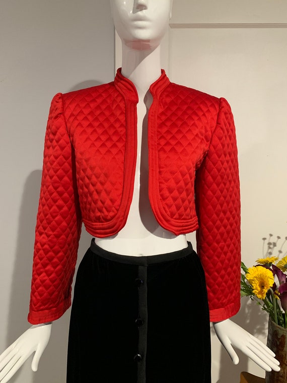 Silk Victor Costa Bolero Jacket