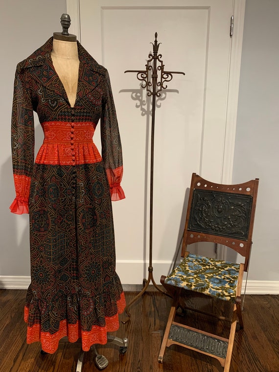 Vintage Oscar de la Renta Maxi Dress