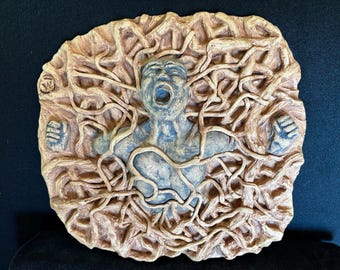 Resist art, Resistance relief sculpture