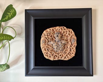 Framed wall art, Relief sculpture, Emotional art