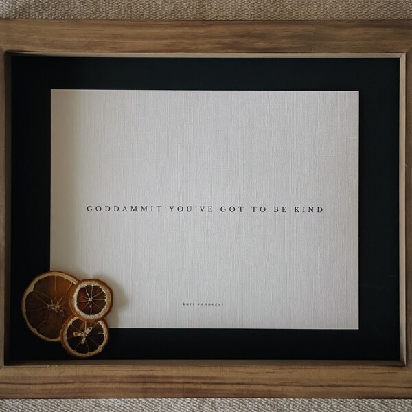 Kurt Vonnegut Etsy