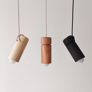 Wood Pendant Lighting, Ceiling Lamp, Hanging Light, Natural Modern Chandelier, Handmade Wood Sculpture, Japandi, Minimal Design