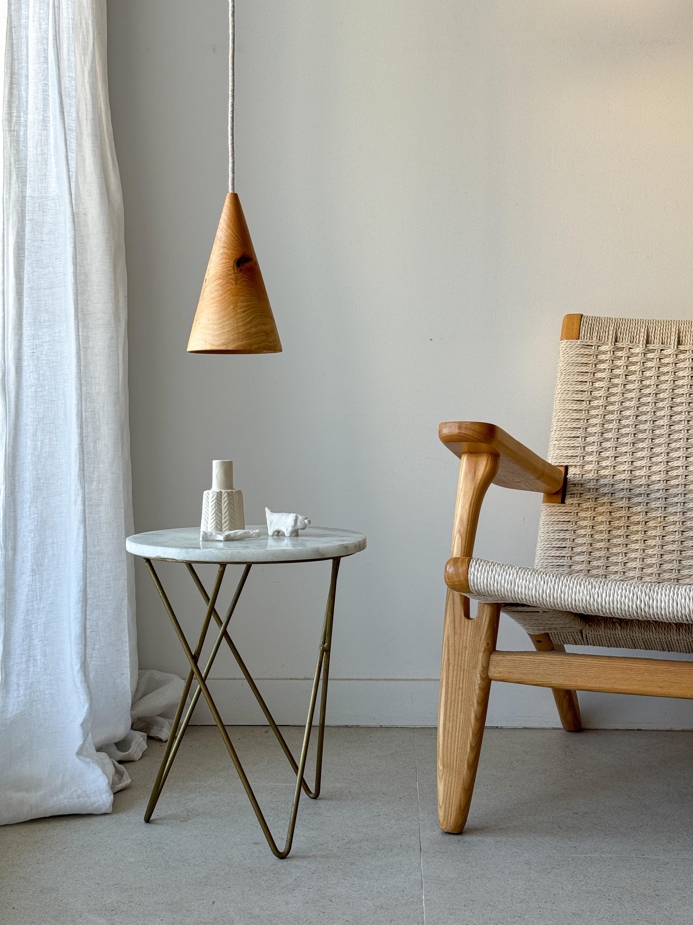 天然木ペンダントライト、彫刻天井ランプ、吊り下げライト、ナチュラル