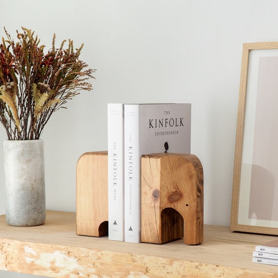 Elephant, bookend, home decor, living room, scandinavian design, wood artwork, wood design, modern design, home accessories, decor, accent