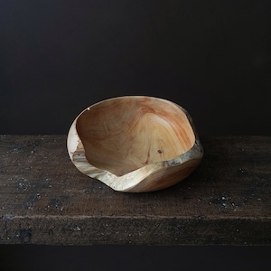 UNIQUE Kitchen Decor, Wood Decorative Plate, Shelf Accent, Wabi Sabi, Japandi Style image 3