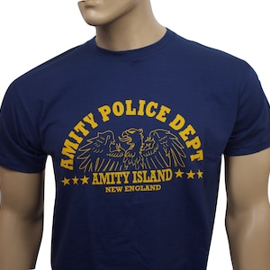 Jaws inspired Amity Police Department t-shirt