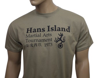 Enter the Dragon inspired Hans Island t-shirt
