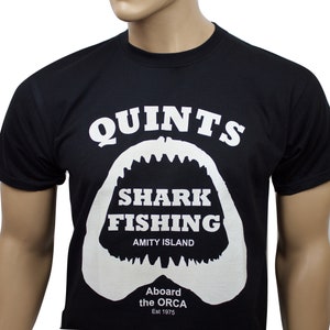 Jaws inspired Quints Shark Fishing t-shirt