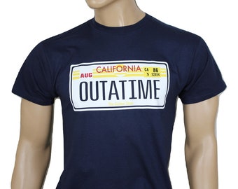 Back to the Future inspired Outatime regular fit t-shirt