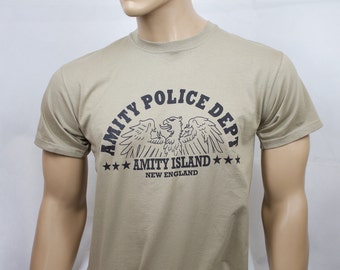Jaws inspired Amity Police Department t-shirt