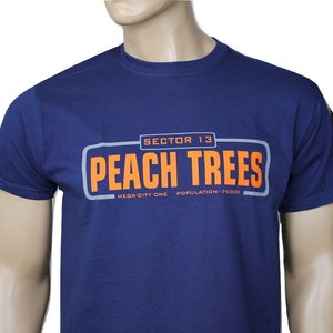 Judge Dredd inspired Peach Trees regular fit t-shirt
