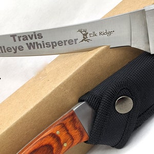 Speh Custom Knives Big Lake Fillet Knife Spruce Cone Handle 
